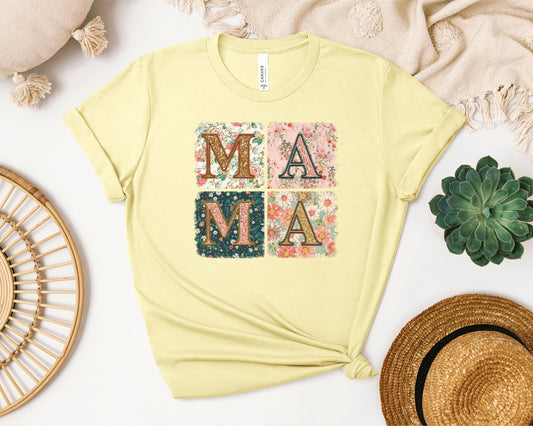 Floral Patch Mama Tee