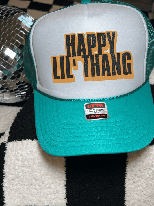 Happy Lil Thing trucker hat