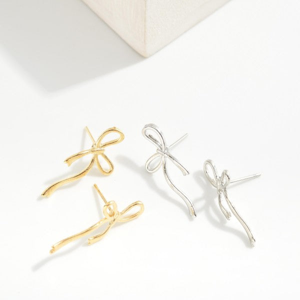 Bow Stud Earrings