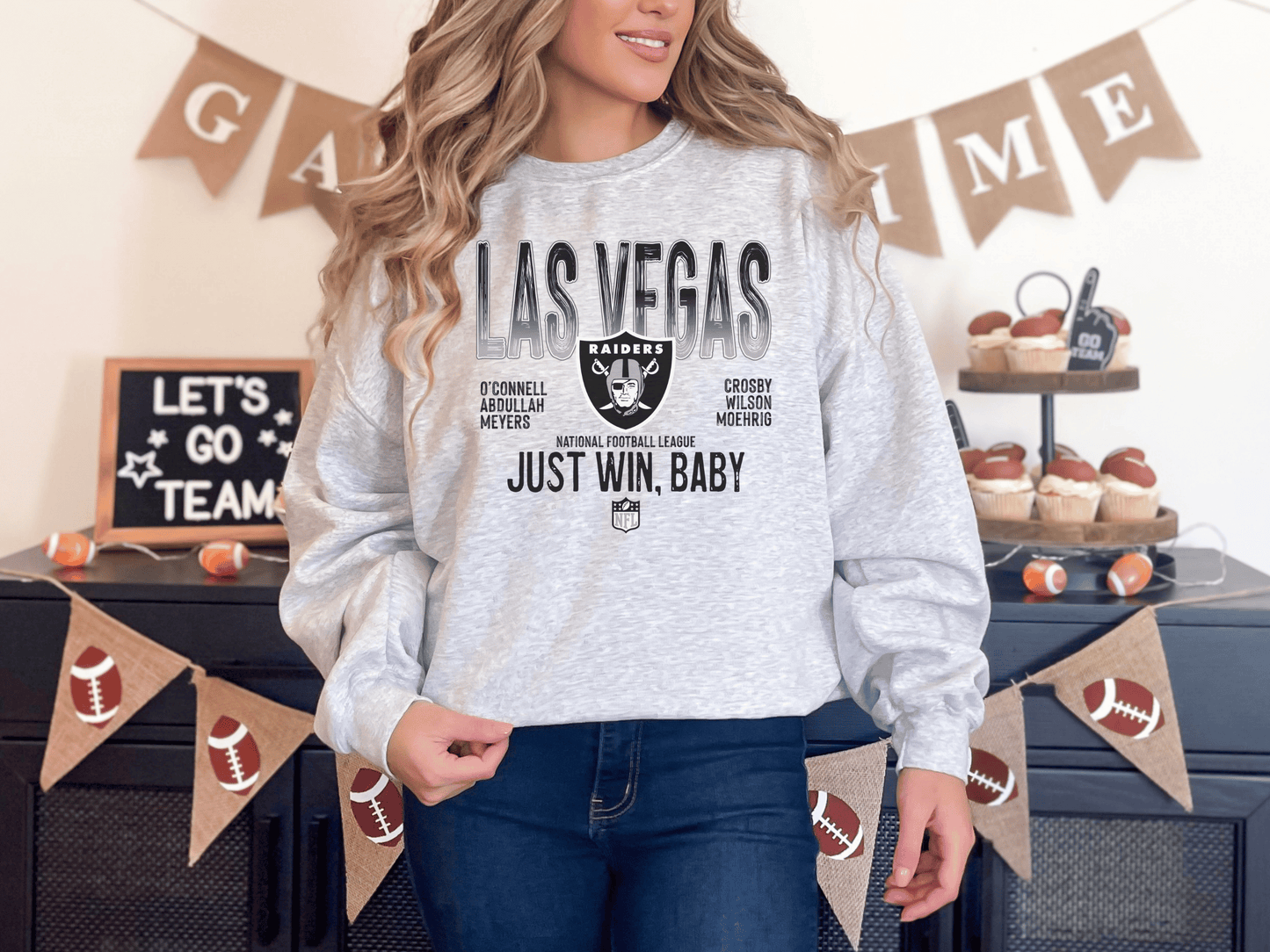 Las Vegas Raiders Just Win, Baby Crew