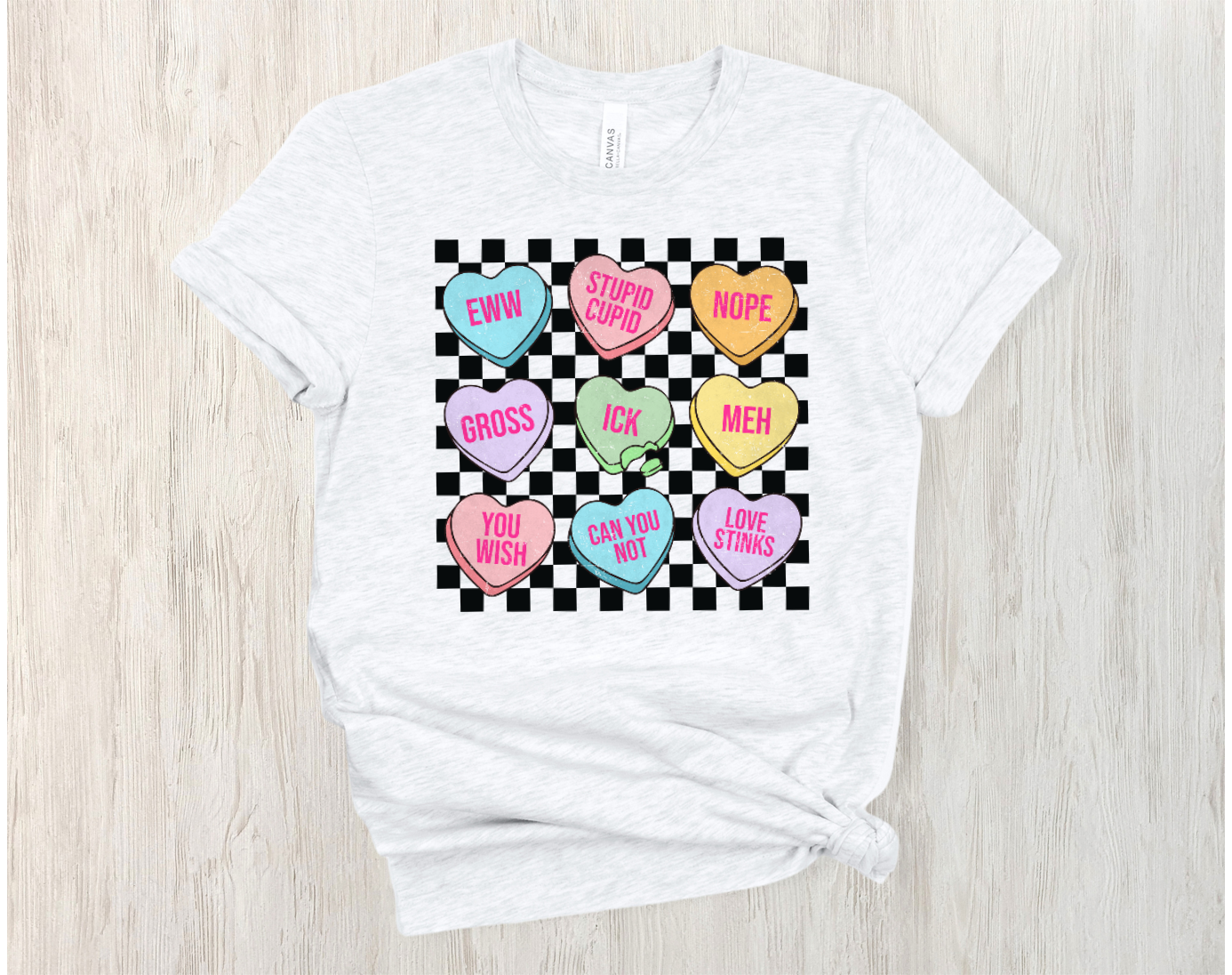 Sassy Candy Hearts Tee