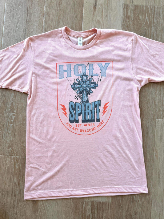 Holy Spirit- peach tee