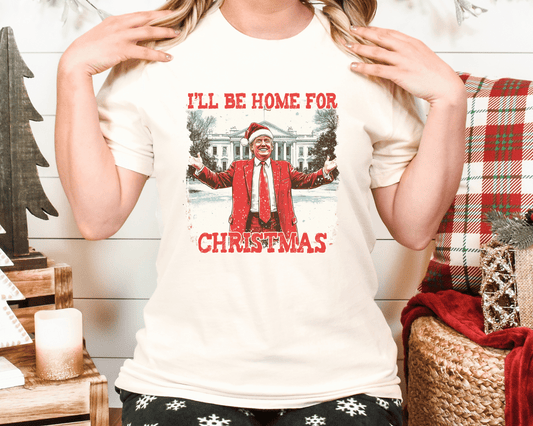 Home For Christmas Sand Tee