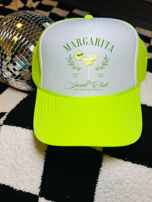 Margarita Social Club trucker hat