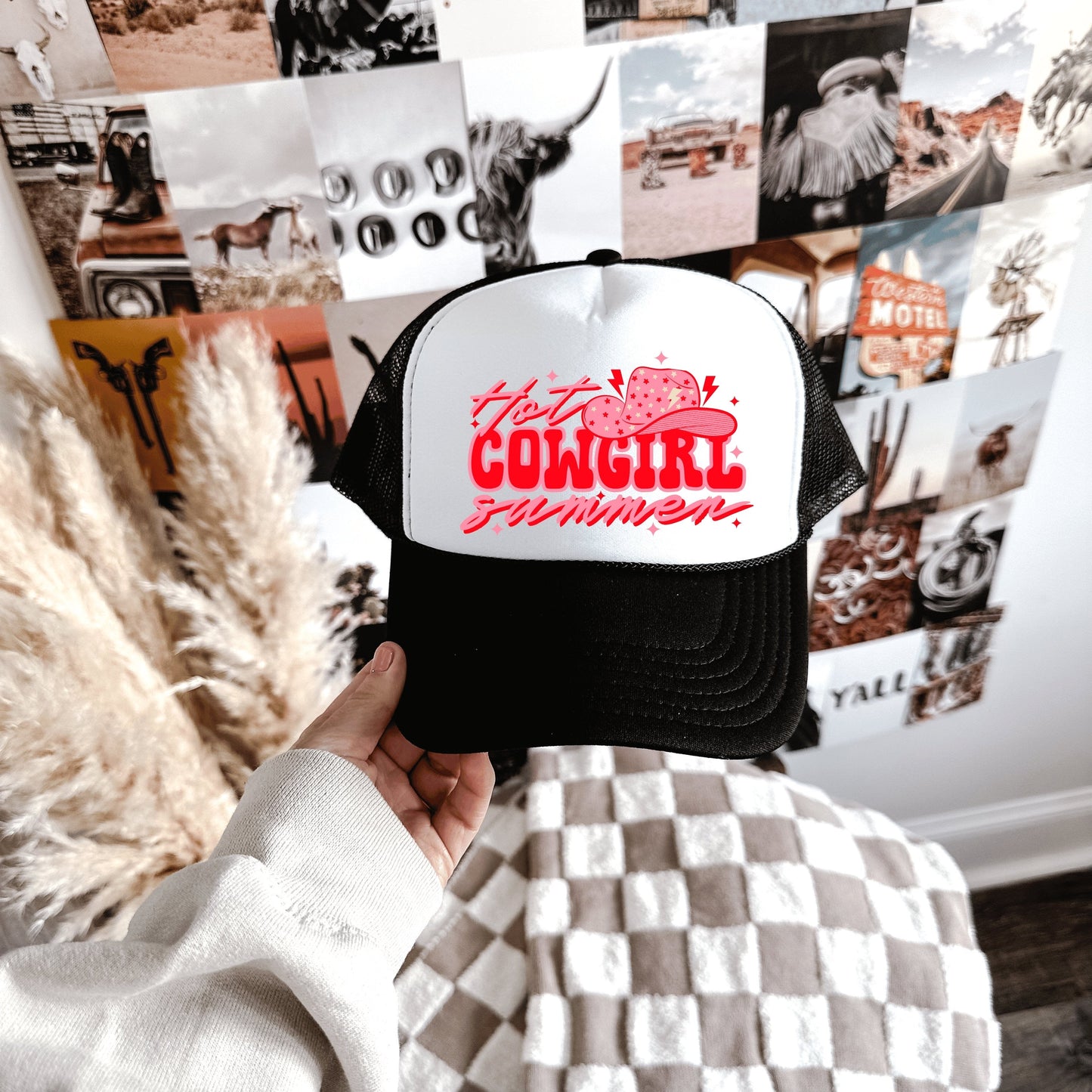 Hot Cowgirl Summer trucker hat