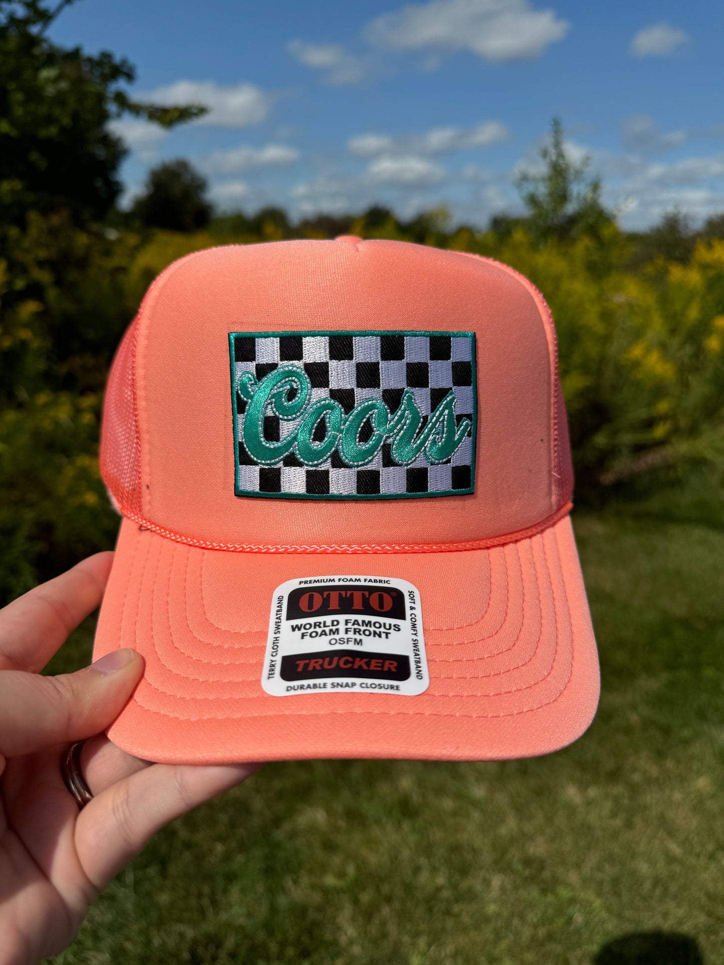 Coors Coral Patch Trucker Hat