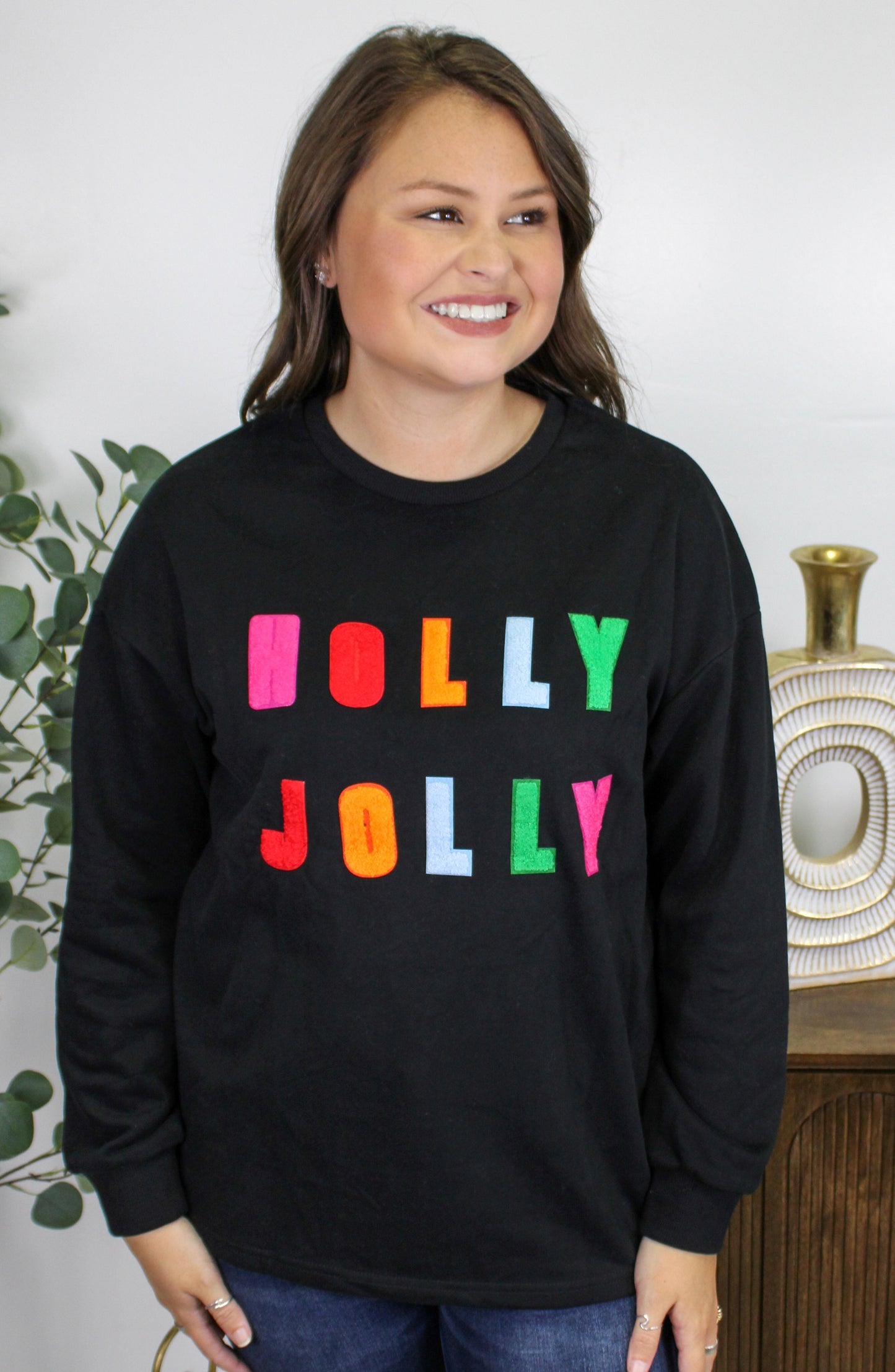 Holly Jolly Chenille Pullover RTS