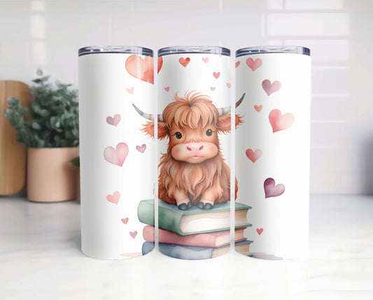 Valentine Cow Tumbler