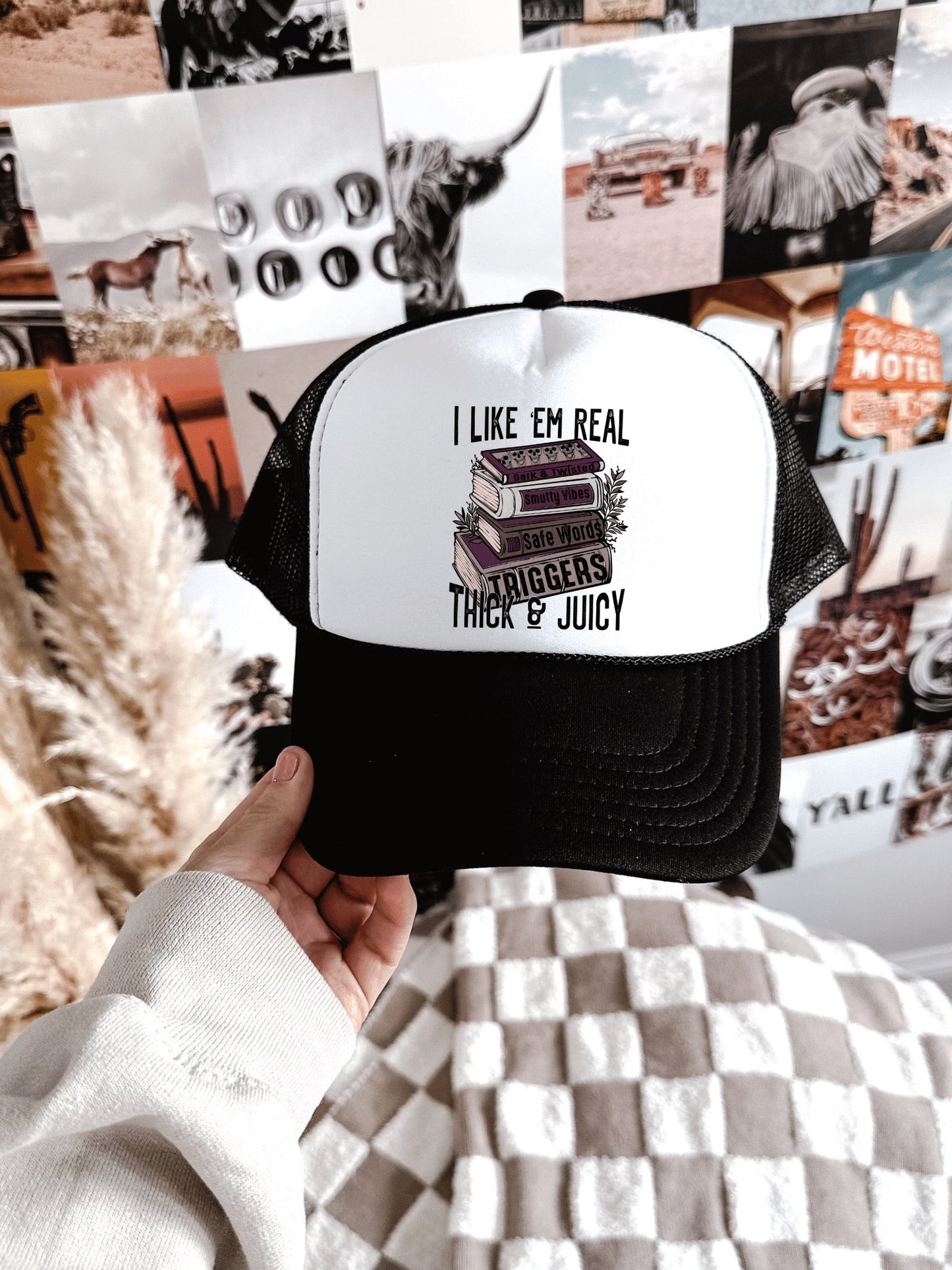 I Like 'Em Real Thick & Juicy Trucker Hat