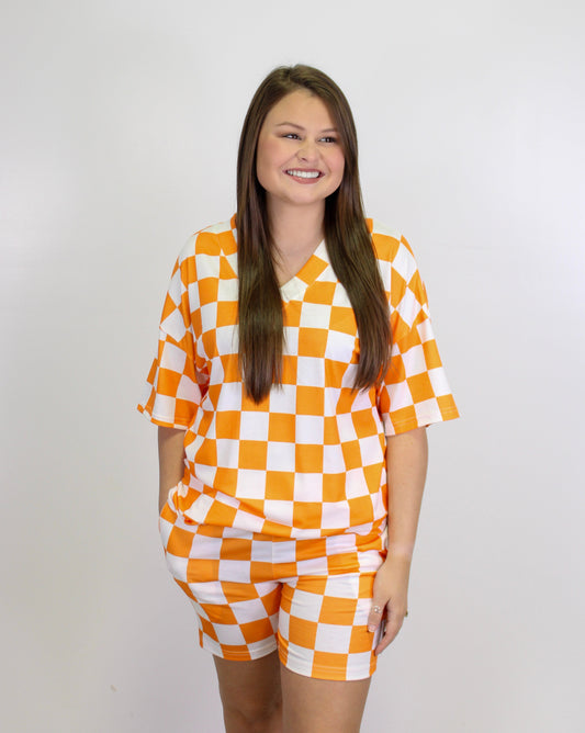 Orange Checkered Set LT