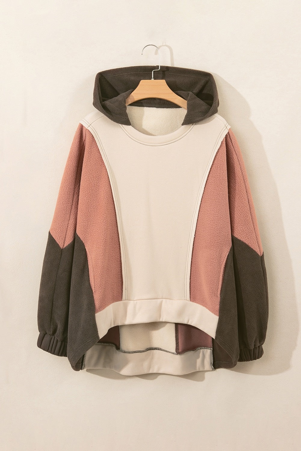 Brown Colorblock Pullover December.