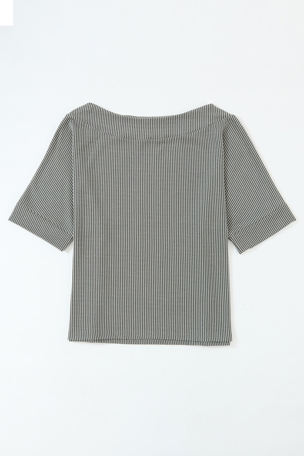 Grey Corded Blouse LT