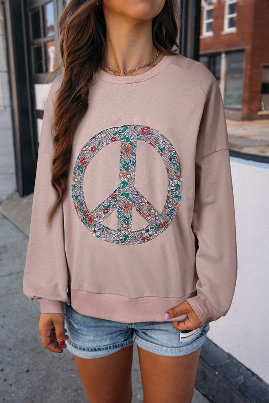 Peace Sign Pullover January.