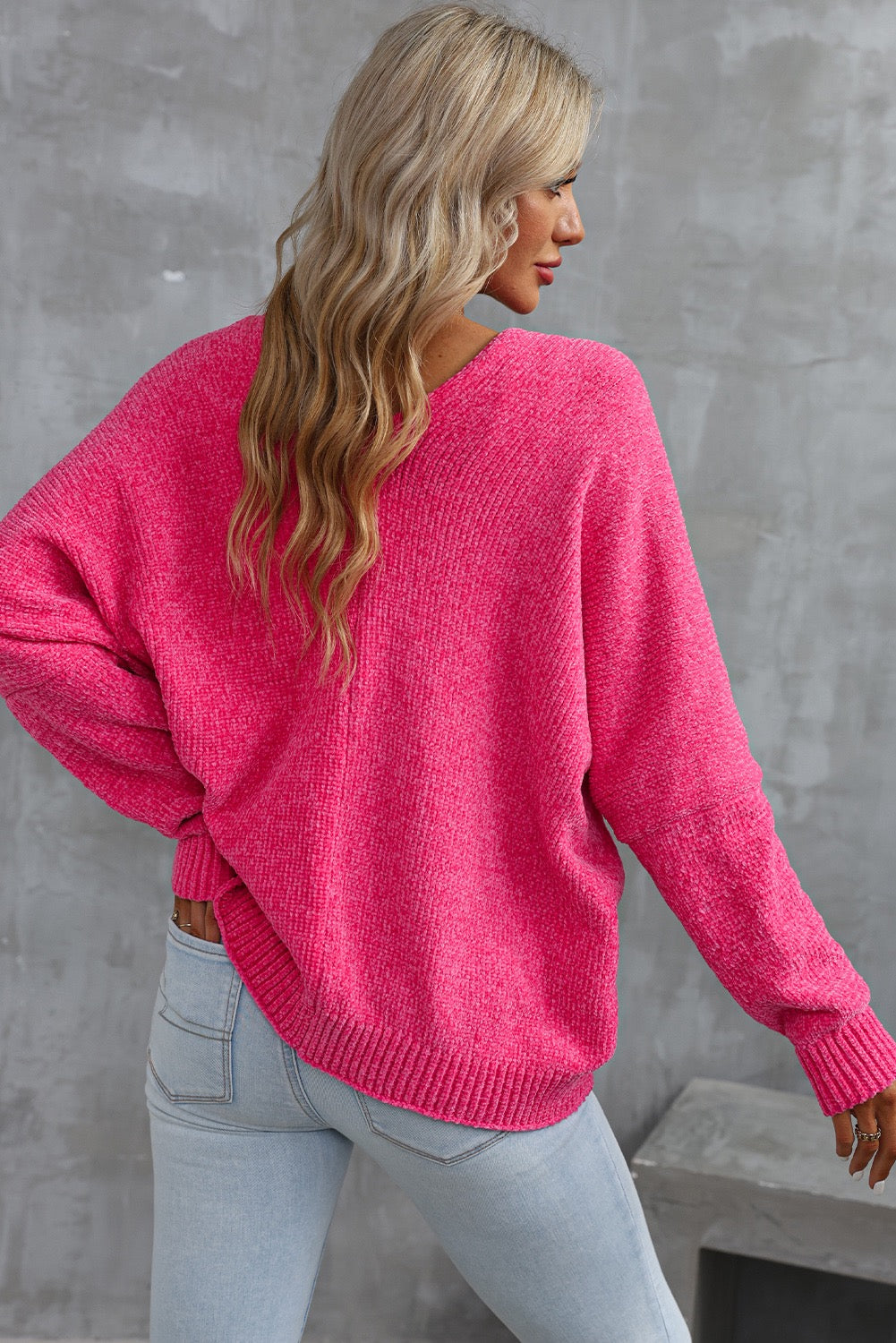 Pink Button Cardigan January.