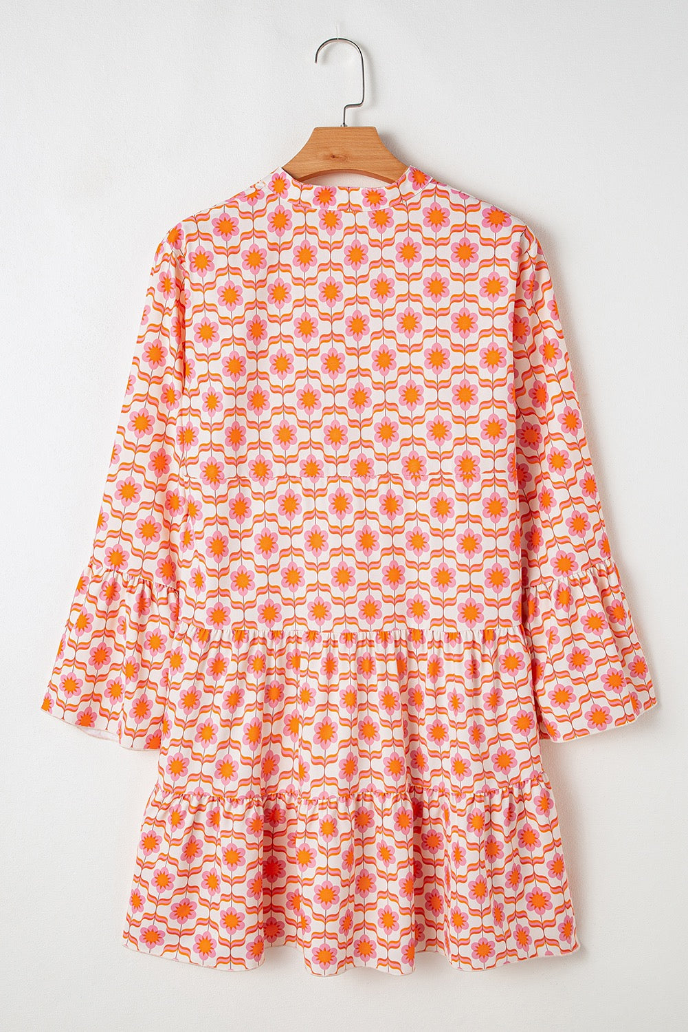 Orange Flowers Mini Dress LT