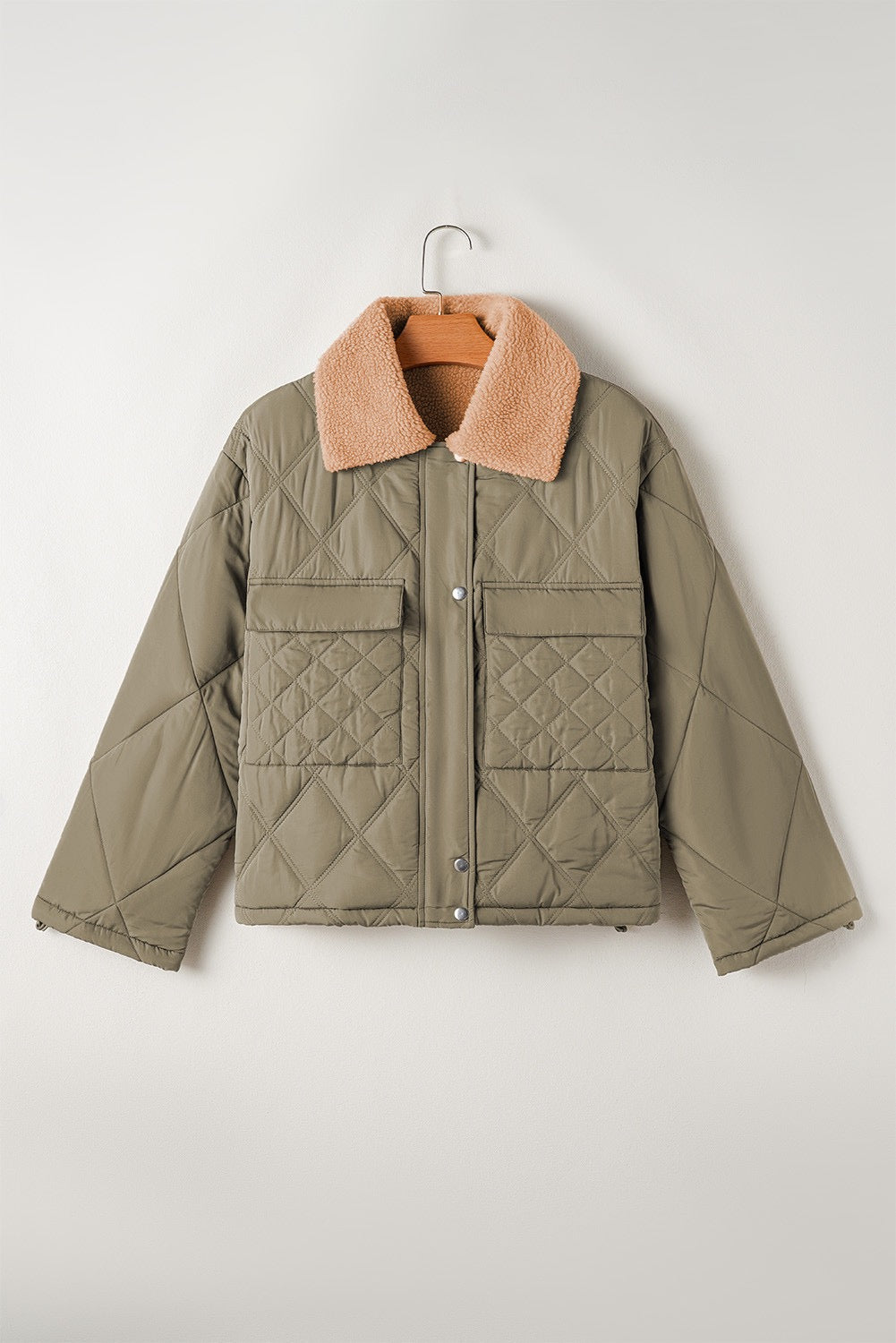 Green Quilted Puffer Jacket LT