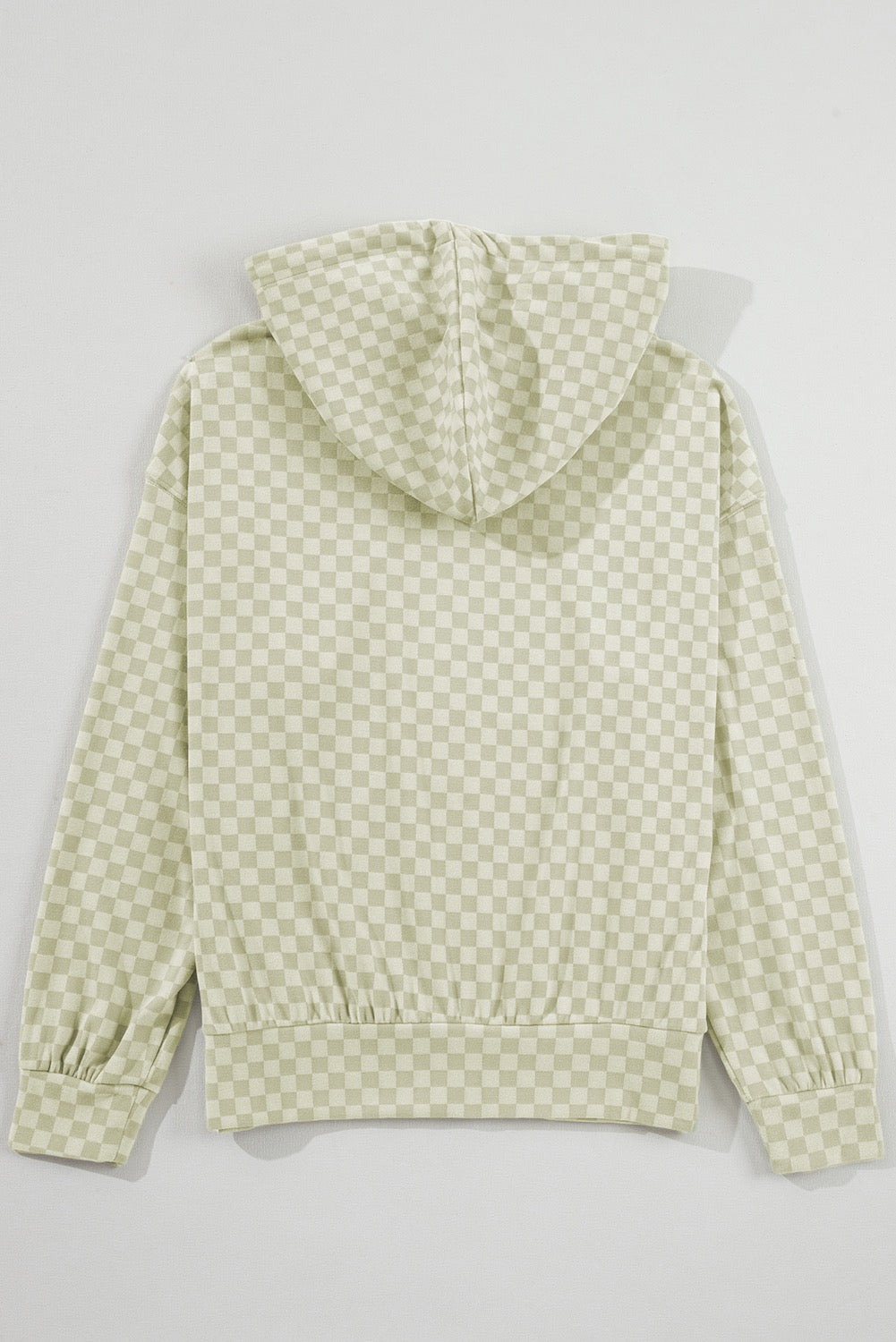 Green Checkered Hoodie January.