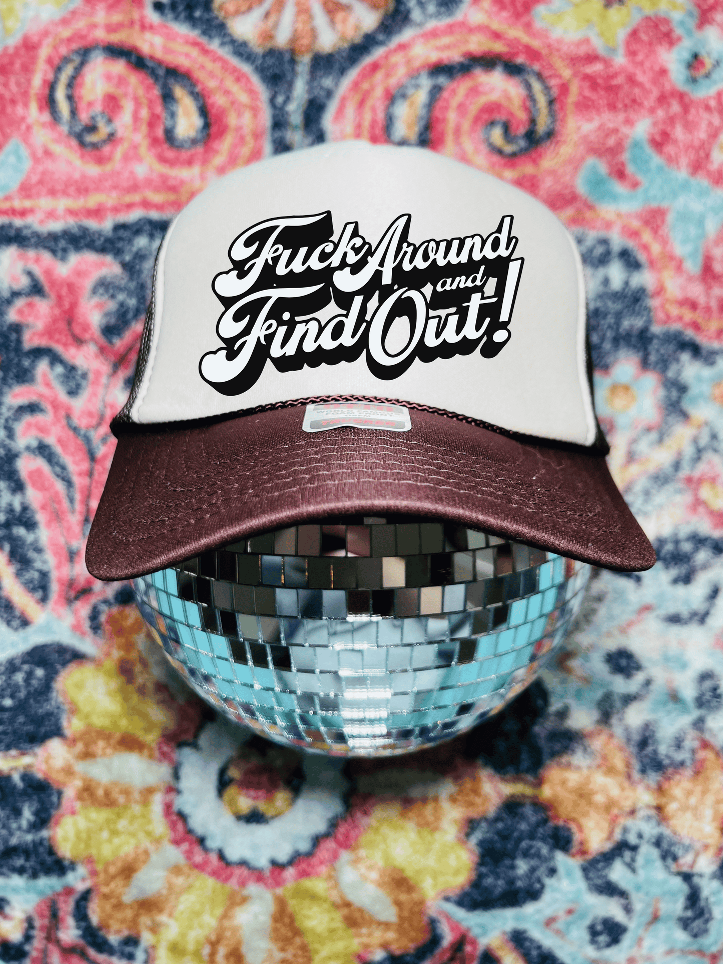 FAFO Mocha- trucker hat