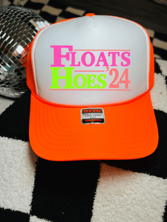 Floats and hoes 2024 trucker hat