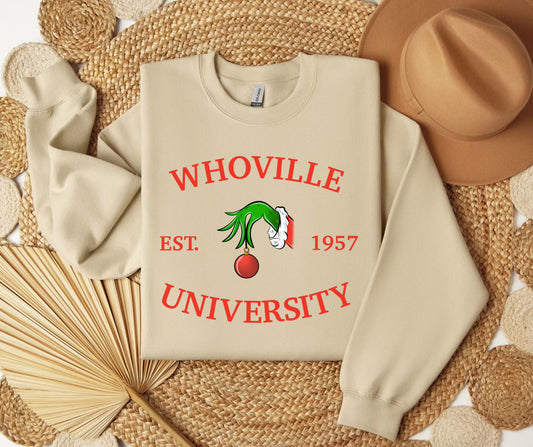 Whoville University SWEATSHIRT.