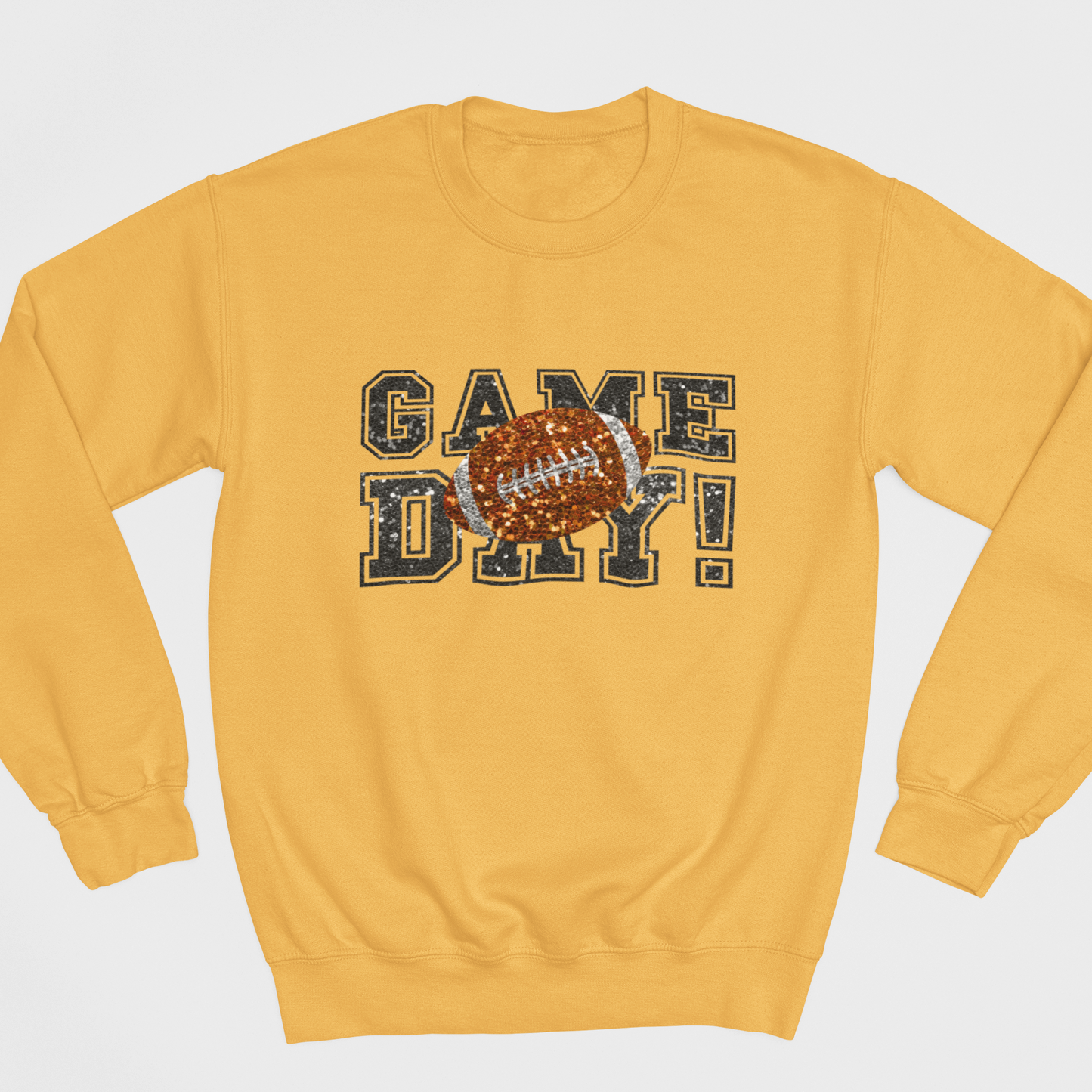 Game Day Glitter Graphic Sweatshirt